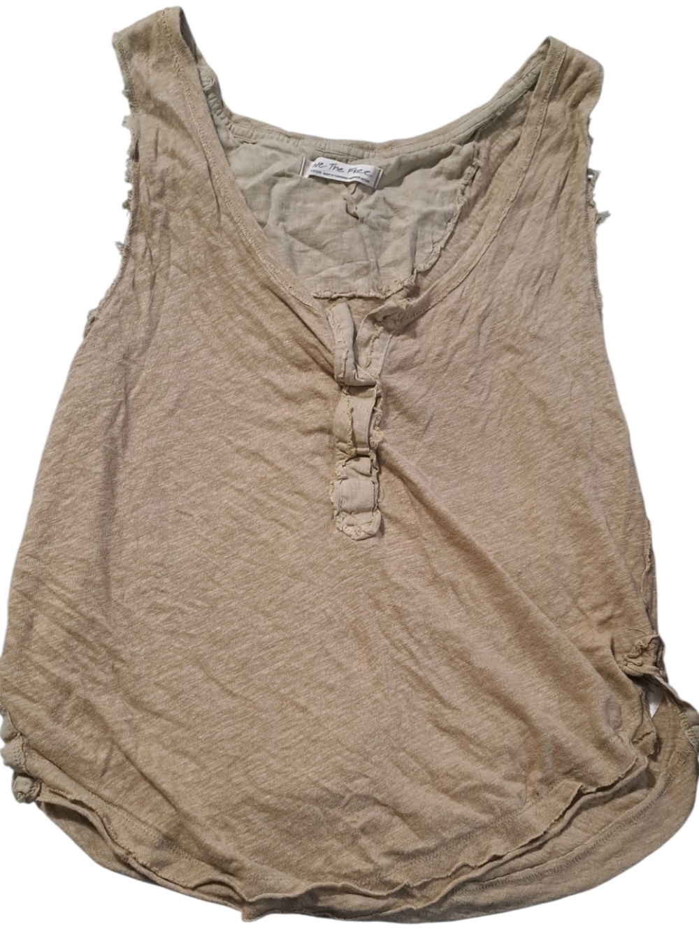 We The Free Henley Tank Top Nude